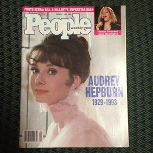 People Weekly Magazine Audrey Hepburn Feb 1993